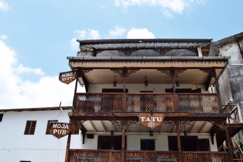 Image of bar in Stone Town in Zanzibar 