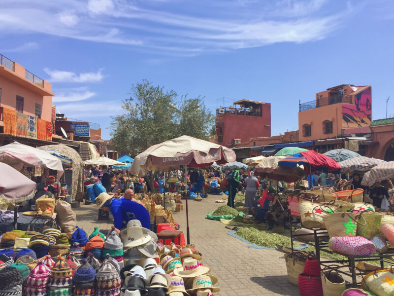 image of Marrakech, best places to travel to in spring