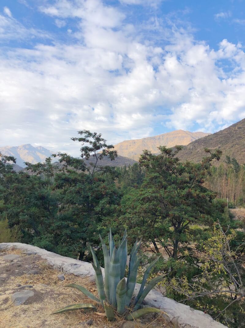 image of view point in the Andes