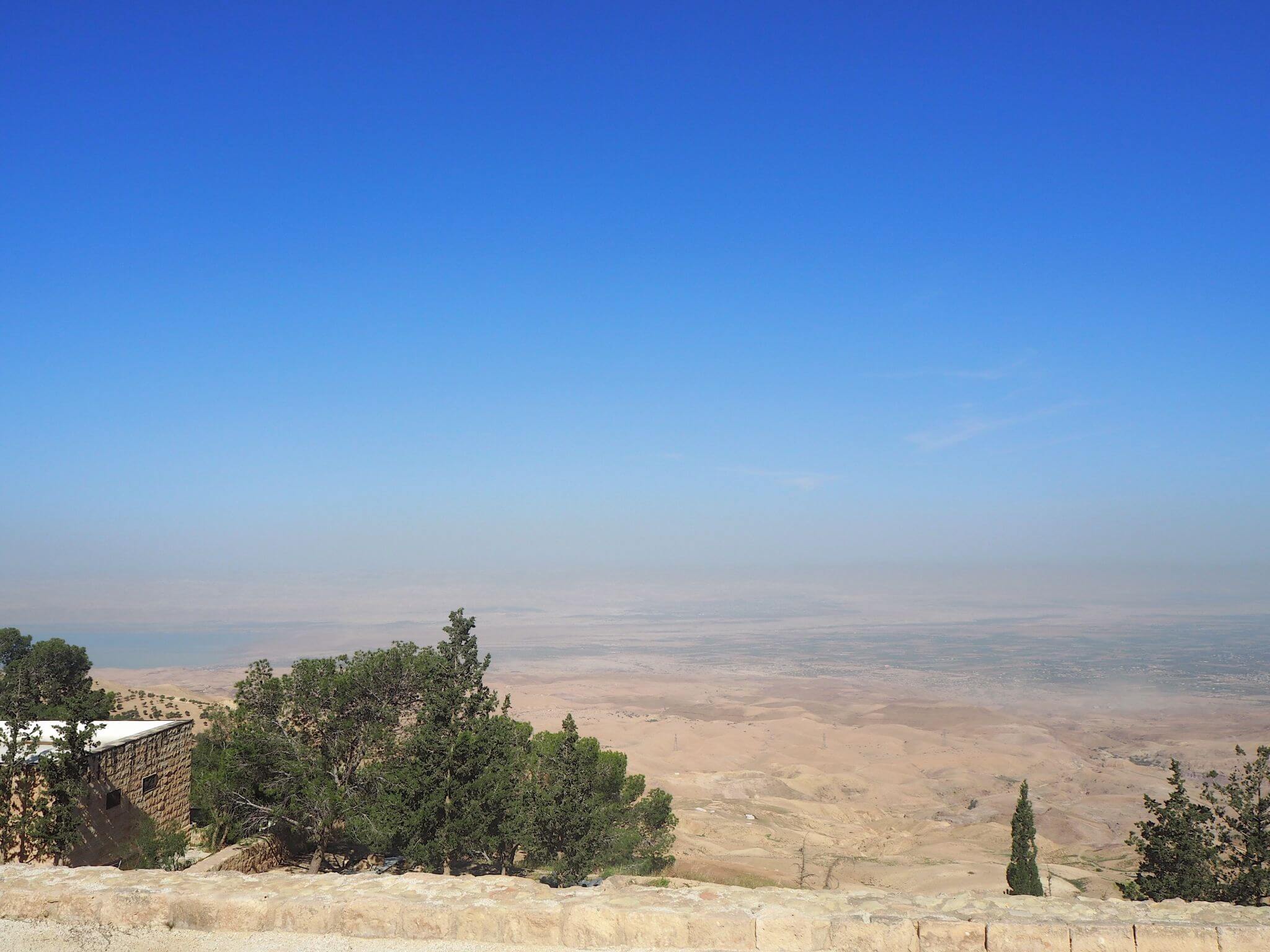 view from Mount Nebo towards Israel - easy day from trip Amman