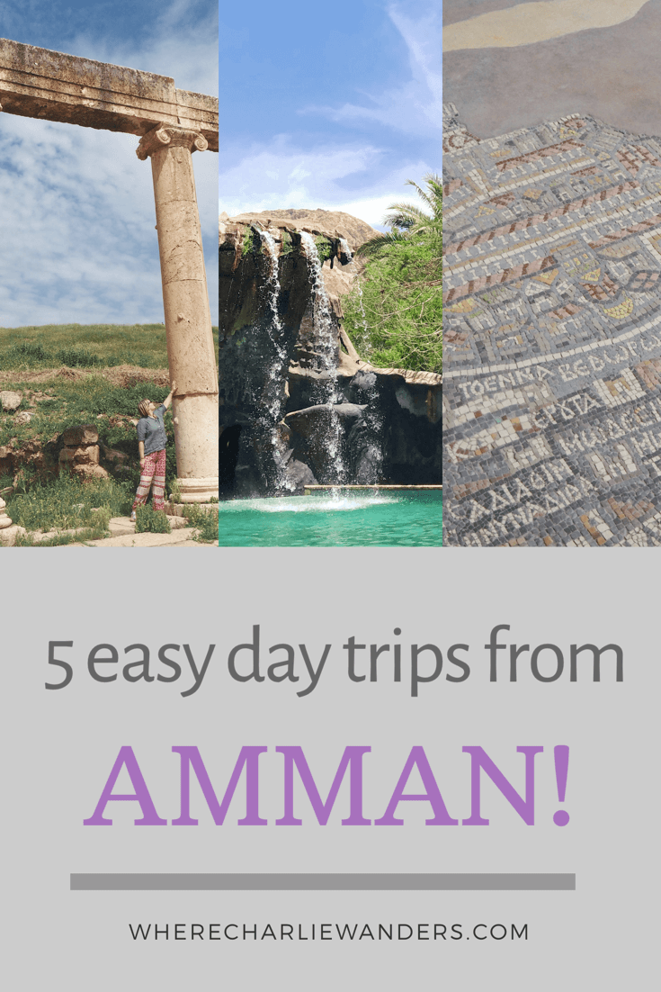 Pinterest graphic for easy days from Amman