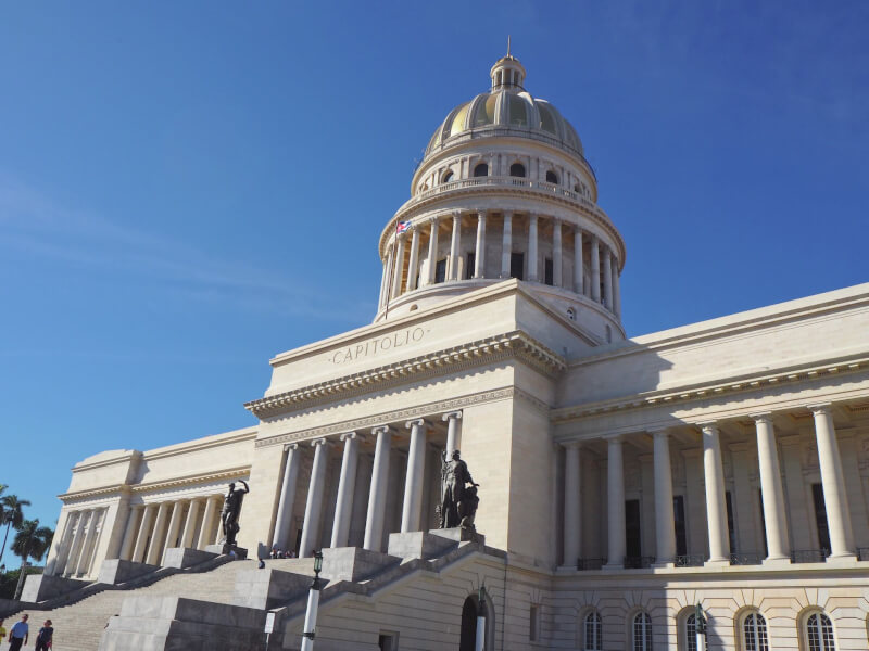 image of the Capitolio, in Havana, Cuba