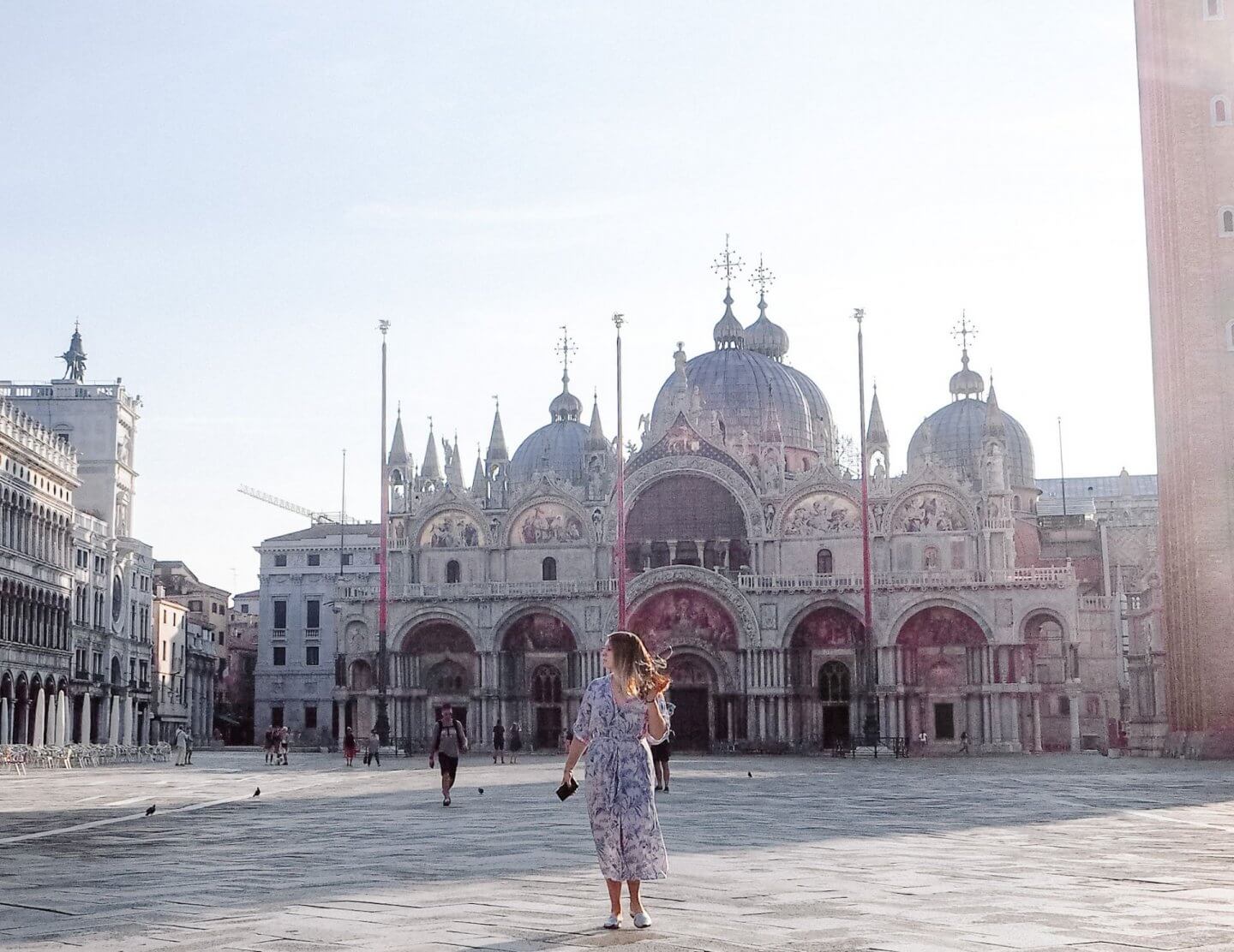 image of early morning in St Mark's Square