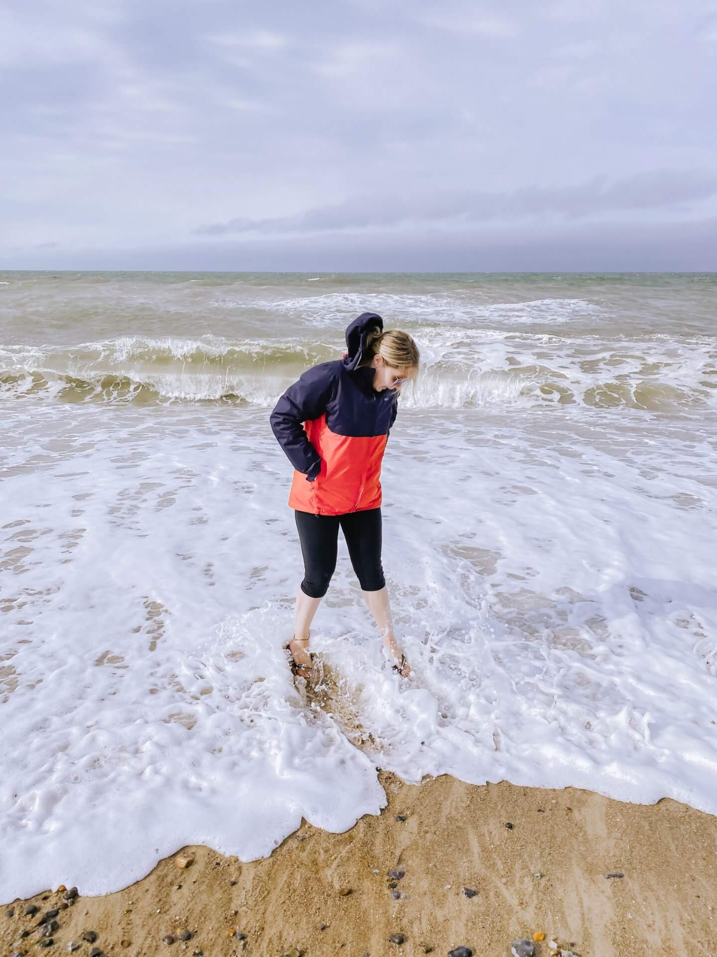 image of cley beach, north norfolk