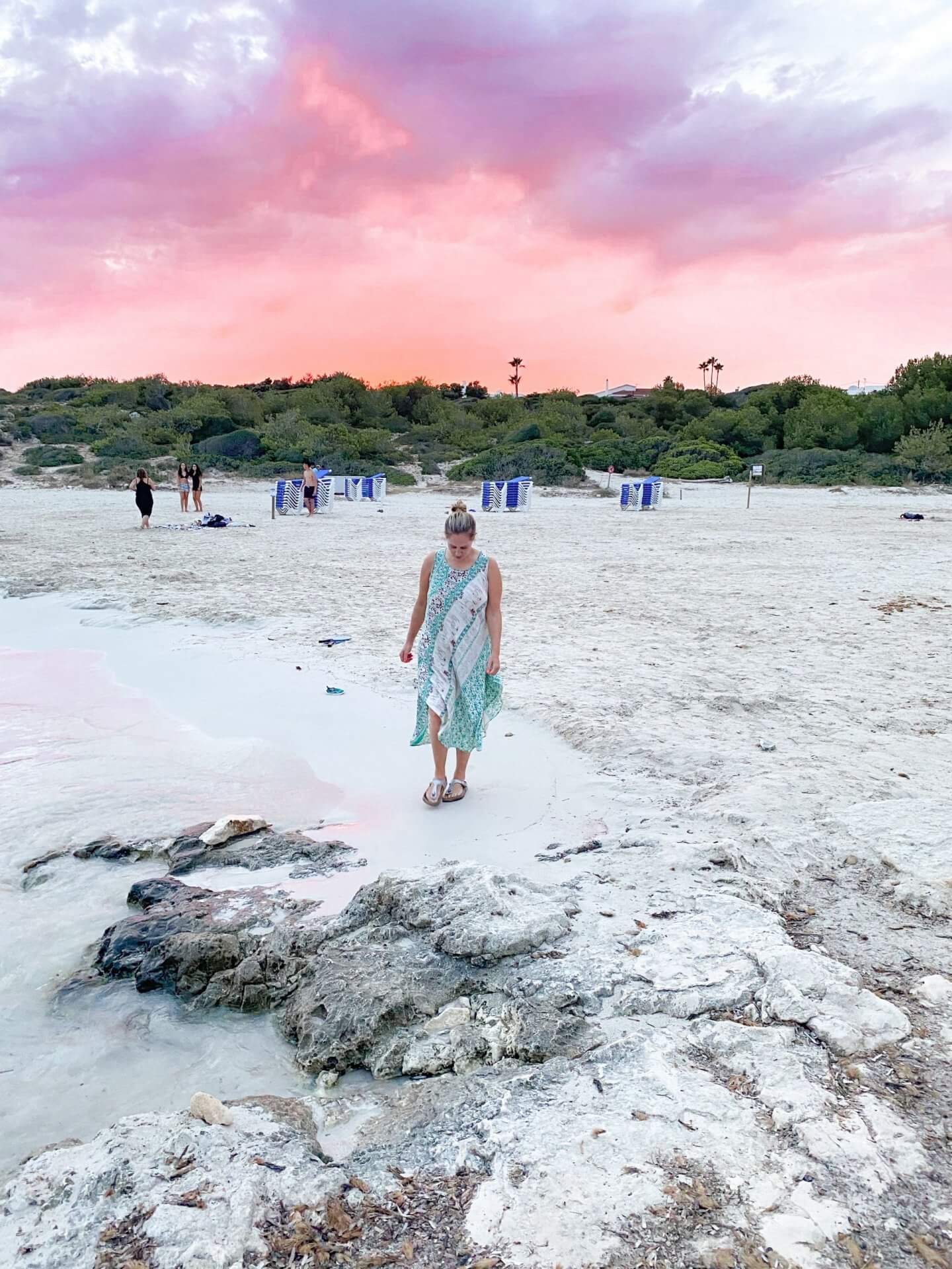 image of sunset at Binibeca, Menorca