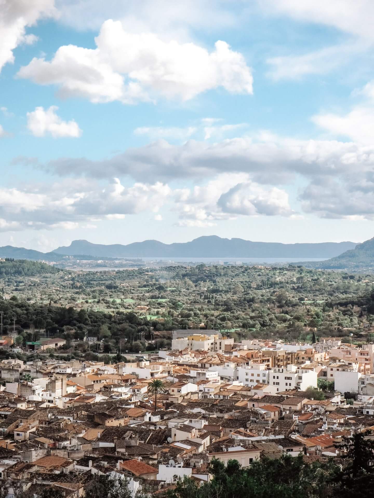 image of view of pollenca, Mallorca