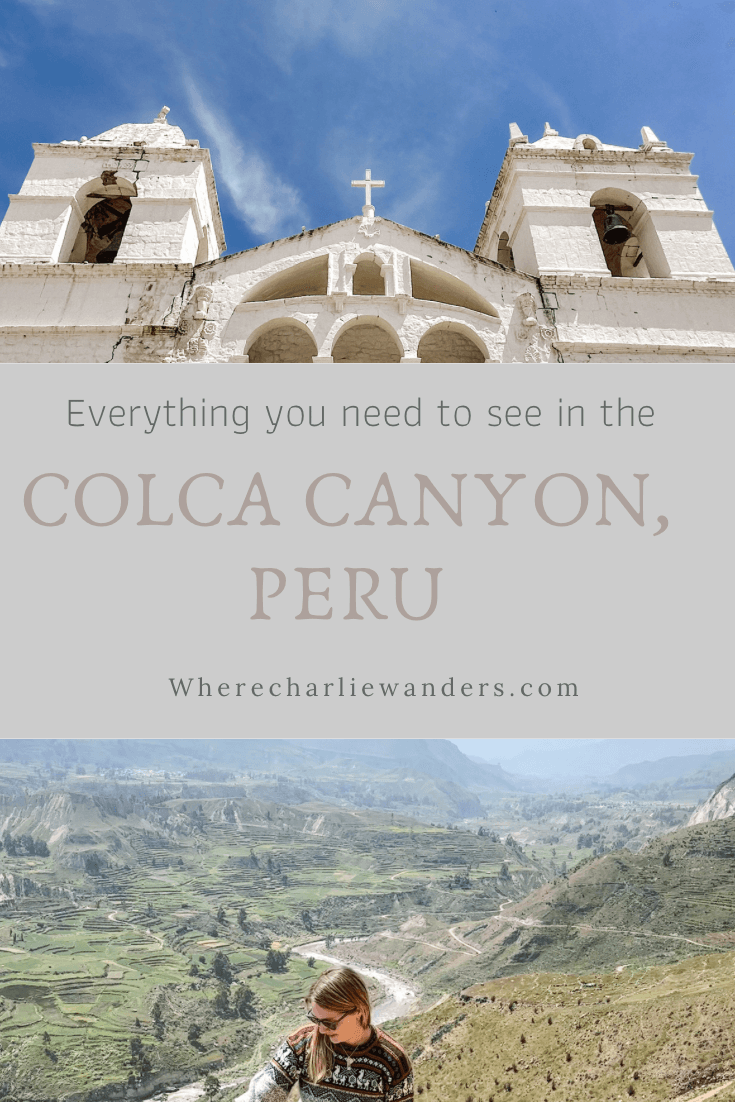 visiting the Colca Canyon in Peru