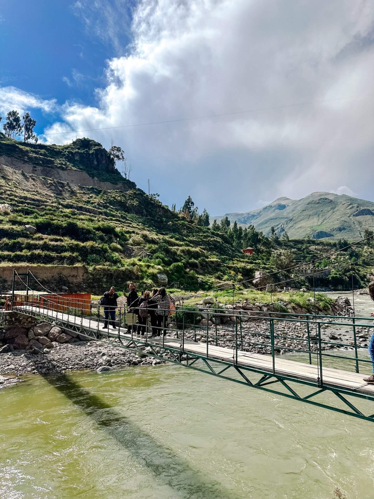 image of Chacapi hot springs in Colca Canyon in Peru