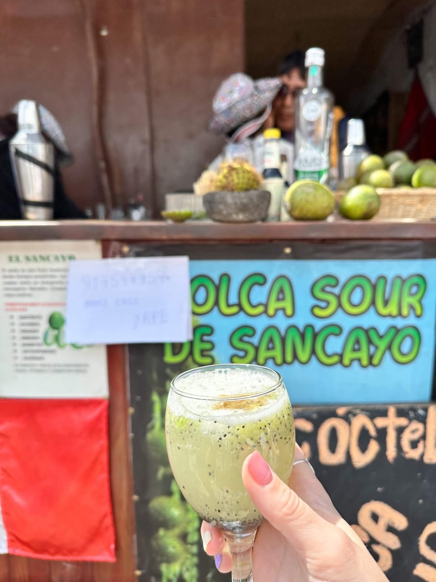image of a colca sour in Maca in the Colca Canyon in Peru