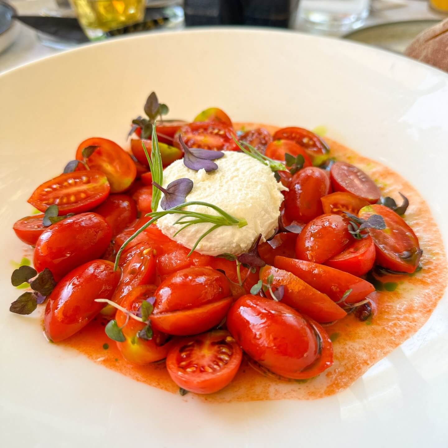 image of tomatoes dish in Carte Postale, Chania