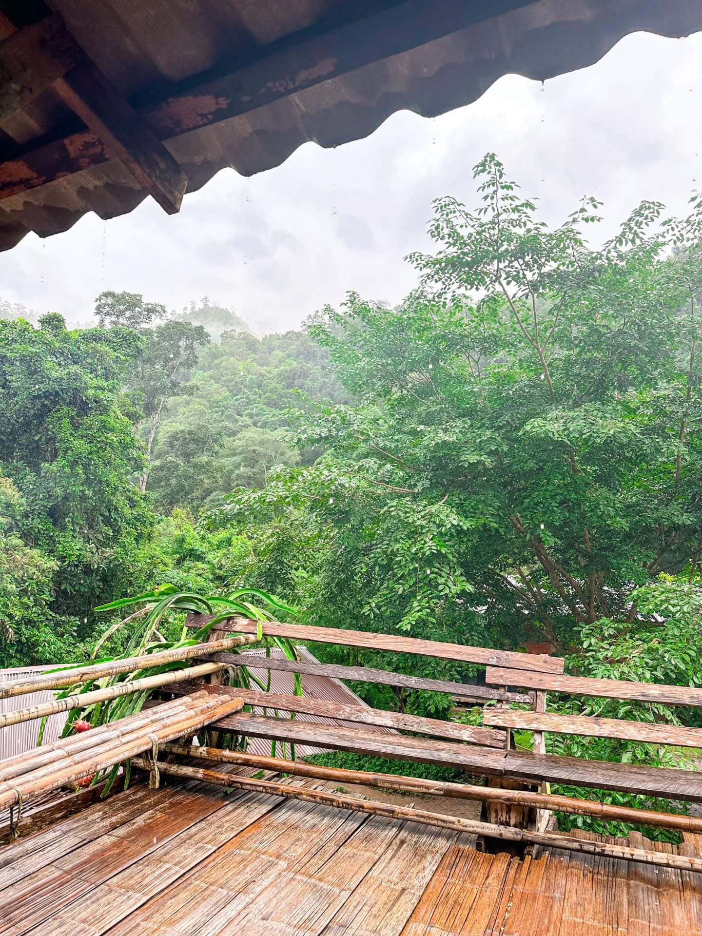 Image of village of the Karen tribe in Northern Thailand