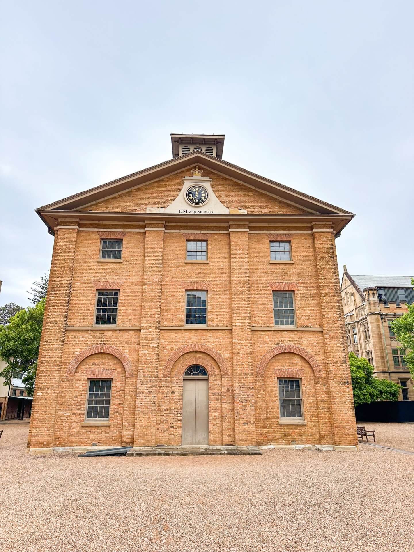 image of the Hyde Park Barracks - free fun things in Sydney