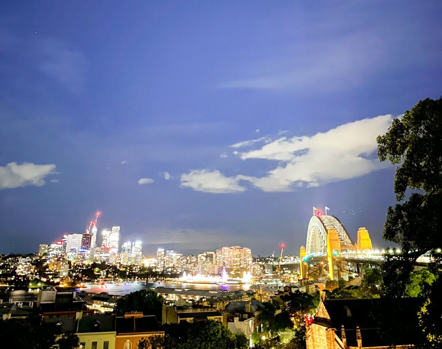Image of the view from Observatory Hill - free fun things in Sydney