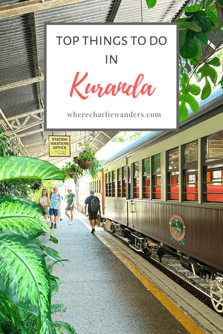 infographic for the top things to do in Kuranda
