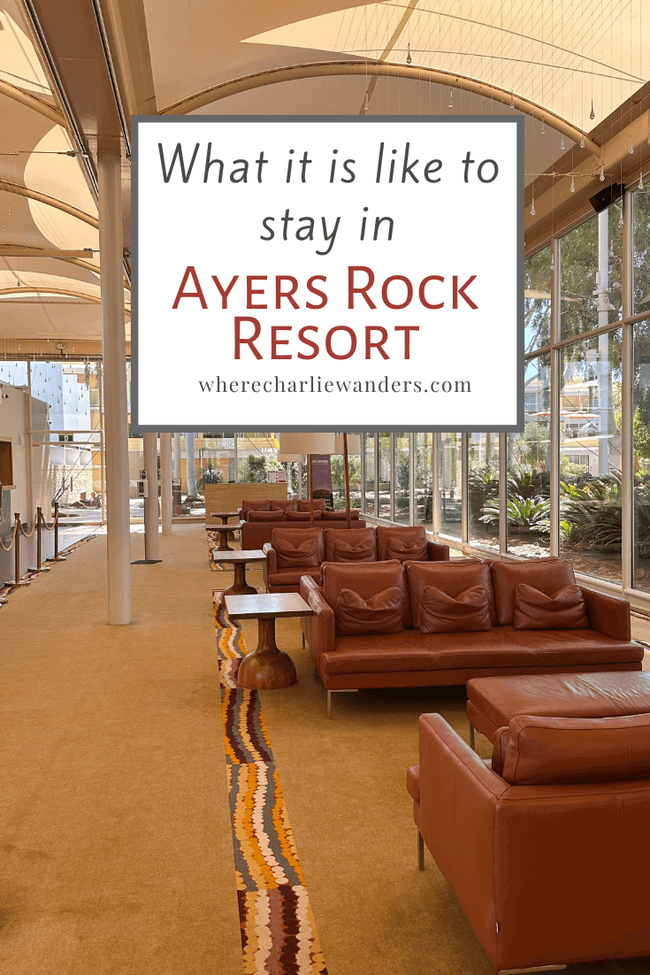infographic of staying at Ayers Rock resort