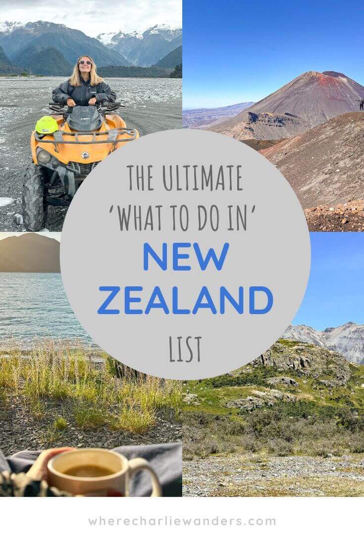 things to do in New Zealand infographic
